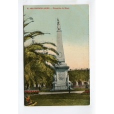 CIUDAD DE BUENOS AIRES PIRAMIDE DE MAYO ANTIGUA TARJETA POSTAL